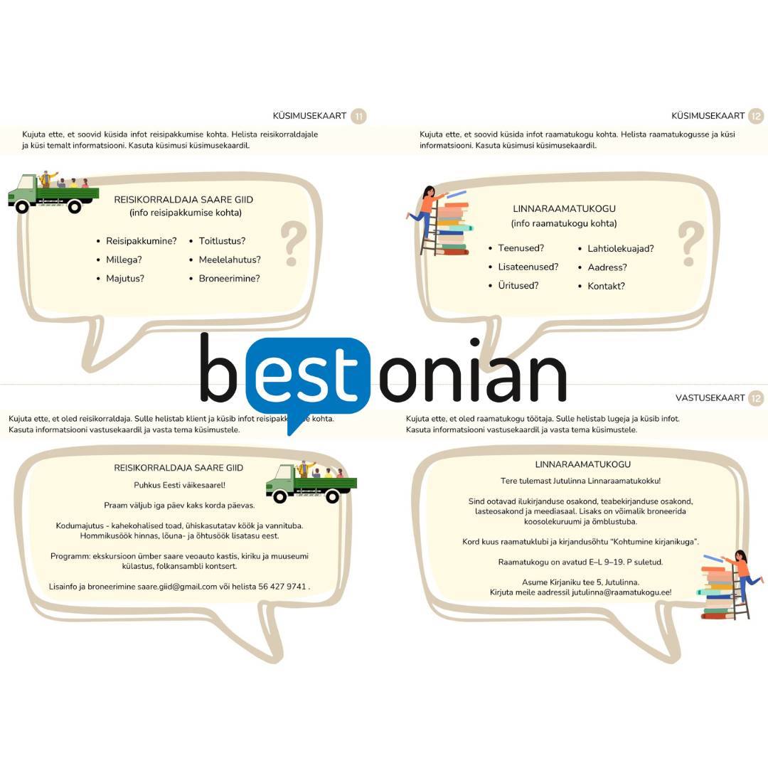 B1-taseme lõpueksami/tasemeeksami rääkimisosa 2. osa lisamaterjal - Image 7